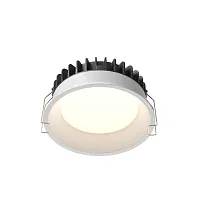 Светильник точечный LED Okno DL055-12W3-4-6K-W Maytoni белый 1 лампа, основание белое в стиле современный 