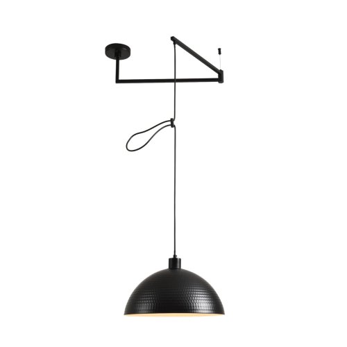 Светильник подвесной Armina 8321/1C Lumion чёрный на 1 лампу, основание чёрное в стиле лофт фото 7
