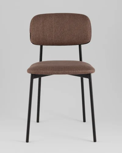 Стул Майло рогожка капучино УТ000040139 Stool Group, капучино/рогожка, ножки/металл/чёрный, размеры - ***** фото 2