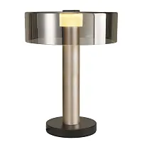 Настольная лампа LED Oculo 8434 Mantra золотая 1 лампа, основание золотое металл в стиле хай-тек современный 