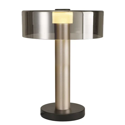 Настольная лампа LED Oculo 8434 Mantra золотая 1 лампа, основание золотое металл в стиле хай-тек современный 