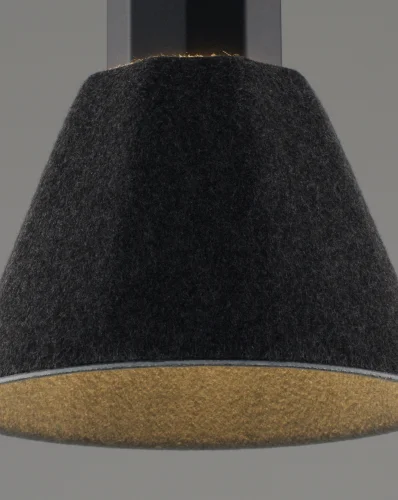 Светильник подвесной LED Cleri V11084-PL Moderli чёрный на 1 лампу, основание чёрное в стиле современный лофт фото 4
