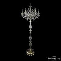Торшер 1411T1/6/195-165 G Bohemia Ivele Crystal sp без плафона 6 ламп, основание золотое в стиле классический
