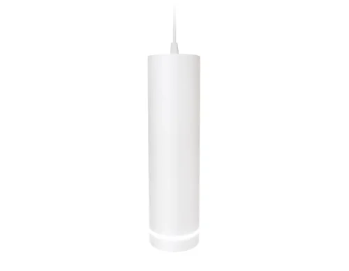 Светильник подвесной LED TN289 Ambrella light белый 1 лампа, основание белое в стиле современный хай-тек трубочки