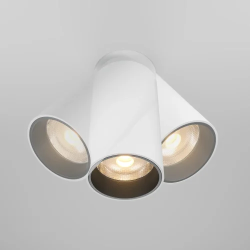 Светильник точечный LED Focus Led DL125-L12-3K-TRS-W Maytoni белый на 1 лампу, основание белое в стиле современный хай-тек круглый для затирки фото 6