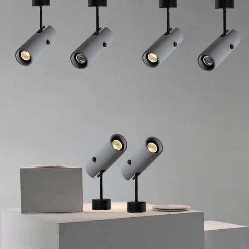 Настенный светильник BRUT WALL 211942-26 ImperiumLoft серый на 1 лампу, основание чёрное в стиле современный фото 9