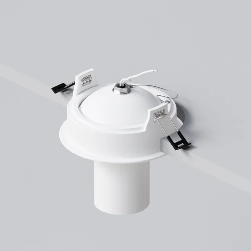 Светильник точечный Focus S C048CL-01-GU10-W Maytoni белый 1 лампа, основание белое в стиле современный хай-тек трубочки круглый фото 8