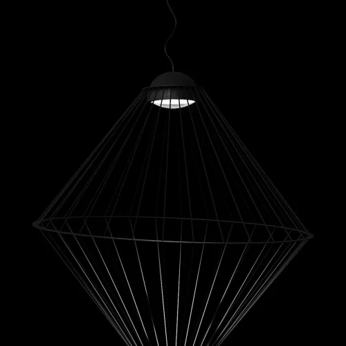 Светильник подвесной LED Beam 10292/B Black LOFT IT чёрный 1 лампа, основание чёрное в стиле   фото 4