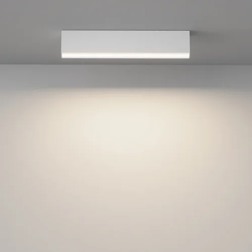 Светильник накладной LED Basis C068CL-20W3-6K-W Maytoni белый на 1 лампу, основание белое в стиле современный хай-тек прямоугольник фото 3