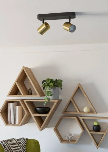 Спот с 2 лампами Consuma 300584 Eglo латунь GU10 в стиле современный фото 3 Спот с 2 лампами Consuma 300584 Eglo латунь GU10 в стиле современный фото 3