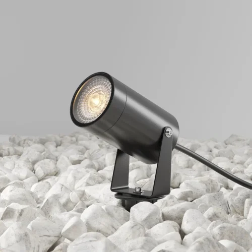 Прожектор Scope O025FL-01B Maytoni уличный IP65 чёрный 1 лампа, плафон чёрный в стиле современный GU10 фото 2