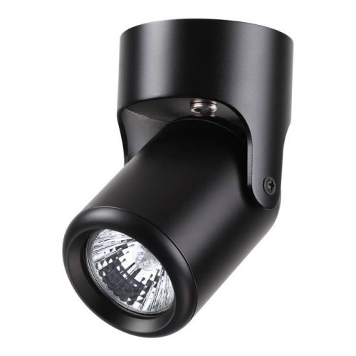 Светильник накладной Pipe 370453 Novotech чёрный 1 лампа, основание чёрное в стиле модерн круглый