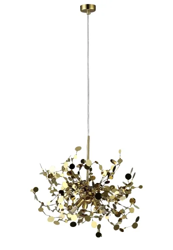 Светильник подвесной GARDEN SP3 D400 GOLD Crystal Lux золотой 3 лампы, основание золотое в стиле современный ветви