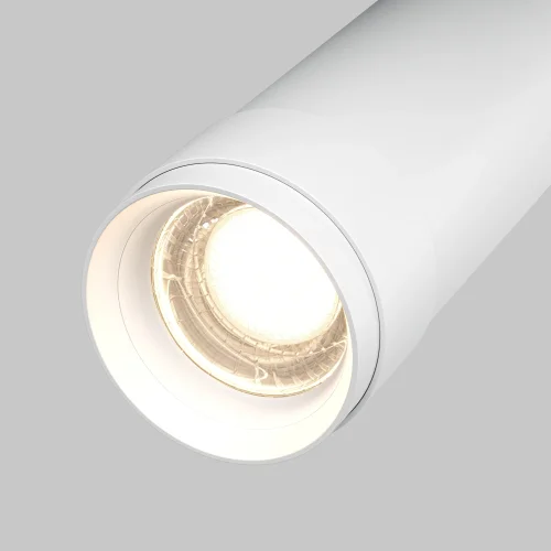 Светильник накладной LED Focus Zoom C055CL-L12W4K-Z-W Maytoni белый на 1 лампу, основание белое в стиле хай-тек современный круглый фото 3