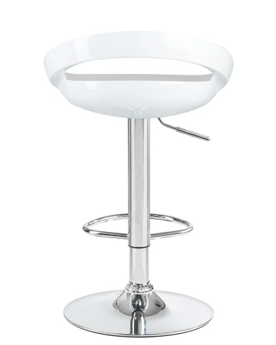 Стул барный набор 2 шт. SET-2 1010-LM DISCO, цвет сиденья белый, цвет основания хром Dobrin, /полимер, ножки/металл/хром, размеры - 790*1000***470*440 фото 6