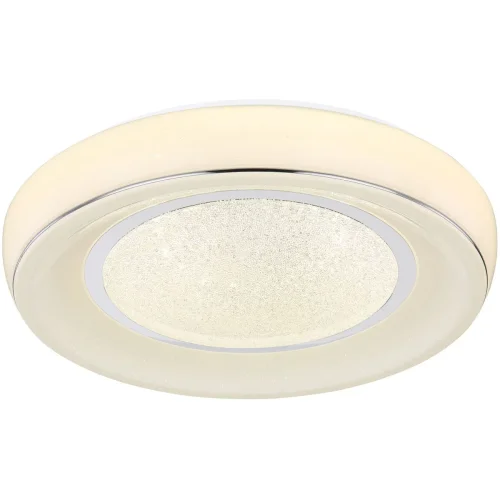 Светильник потолочный LED с пультом Mickey 483110-24 Globo белый 1 лампа, основание белое в стиле современный с пультом