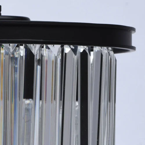Светильник подвесной Гослар 498015103 MW-Light прозрачный 3 лампы, основание чёрное в стиле модерн  фото 7