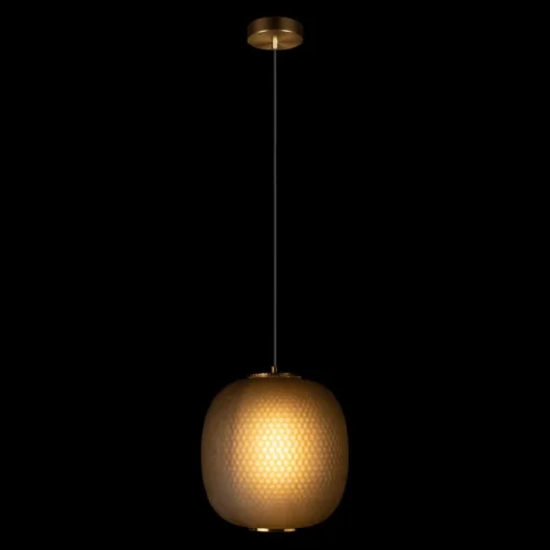 Светильник подвесной Hive 10425 Grey LOFT IT серый на 1 лампу, основание бронзовое в стиле современный фото 2