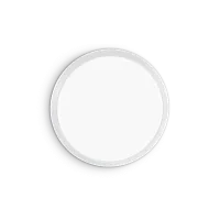 Светильник потолочный LED GEMMA PL D40 BIANCO Ideal Lux белый 1 лампа, основание белое в стиле современный 