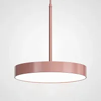 Светильник подвесной TURNA ONE D30 Pink by ImperiumLoft 183496-26 ImperiumLoft белый 1 лампа, основание розовое в стиле современный 