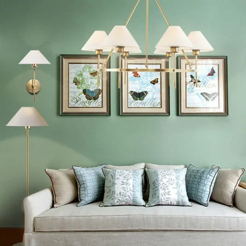 Торшер FAREL 140672-26 ImperiumLoft белый на 1 лампу, основание латунь в стиле современный фото 8