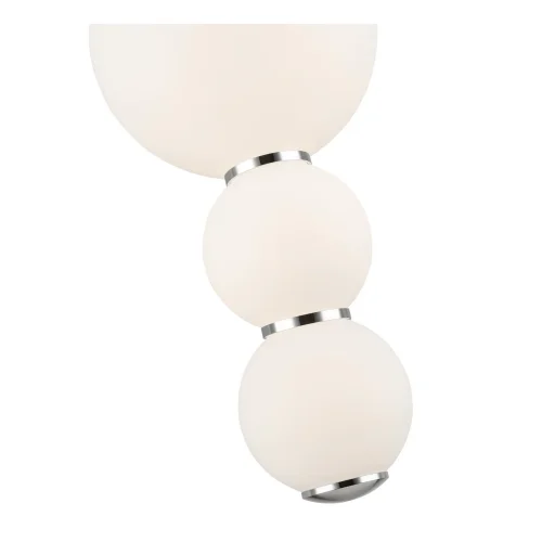 Светильник подвесной LED Nepazzo SL1583.103.01 ST-Luce белый на 1 лампу, основание хром в стиле современный фото 3