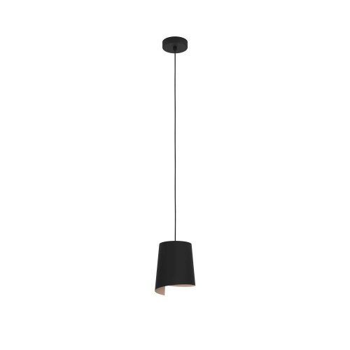 Светильник подвесной Bolivia 900425 Eglo чёрный 1 лампа, основание чёрное в стиле современный 