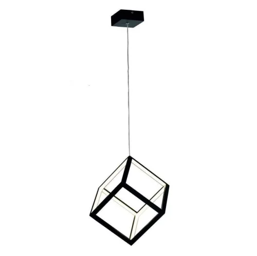 Светильник подвесной LED Куб CL719201 Citilux чёрный на 1 лампу, основание чёрное в стиле хай-тек современный куб