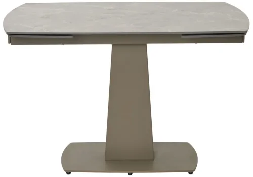 Керамический стол Balde 120 matt latte stone solid ceramic / taupe 593880 Woodville столешница коричневая бежевая из керамика фото 3
