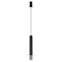 Светильник подвесной LED Lava 10361C LOFT IT чёрный на 1 лампу, основание чёрное в стиле современный 
