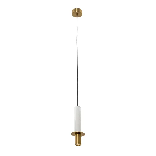 Светильник подвесной LED Ascella A2034SP-1WH Arte Lamp белый 1 лампа, основание белое в стиле минимализм хай-тек современный трубочки