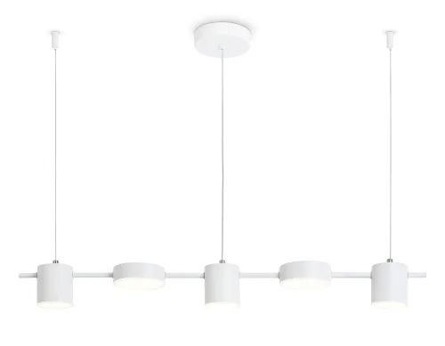 Светильник подвесной LED FL51678 Ambrella light белый 1 лампа, основание белое в стиле современный хай-тек 