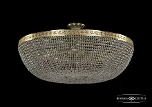 Люстра потолочная хрустальная 19051/90IV G Bohemia Ivele Crystal прозрачная на 20 ламп, основание золотое в стиле классический sp
