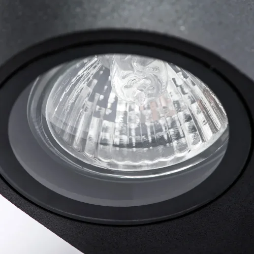 Настенный светильник Compass A3102AL-1BK Arte Lamp уличный IP44 чёрный 1 лампа, плафон чёрный в стиле современный GU10 фото 3