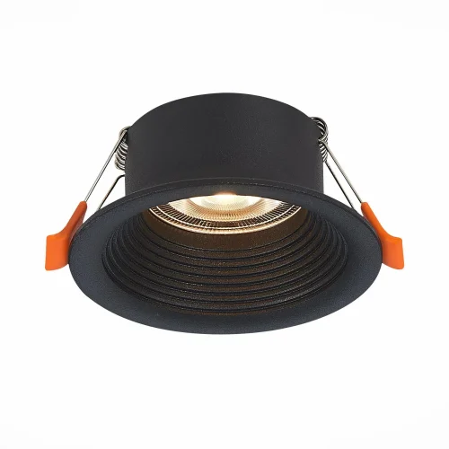 Светильник точечный Mobarra ST202.408.01 ST-Luce чёрный 1 лампа, основание чёрное в стиле современный хай-тек 