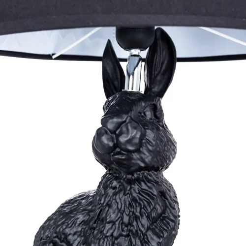 Настольная лампа Izar A4015LT-1BK Arte Lamp чёрная 1 лампа, основание чёрное полимер в стиле современный животные фото 3