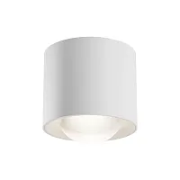 Светильник накладной LED Lens C217CL-15W4K-W Maytoni белый на 1 лампу, основание белое в стиле современный хай-тек круглый