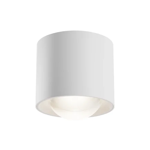 Светильник накладной LED Lens C217CL-15W4K-W Maytoni белый на 1 лампу, основание белое в стиле современный хай-тек круглый