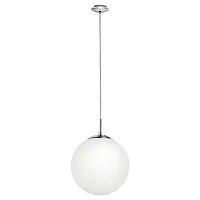 Светильник подвесной RONDO 85262 Eglo белый 1 лампа, основание серое никель в стиле современный шар