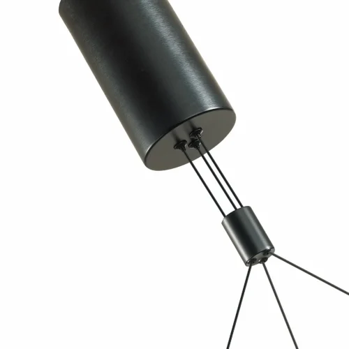 Светильник подвесной LED Beveren 6683/103L Odeon Light чёрный на 1 лампу, основание чёрное в стиле современный с пультом фото 5