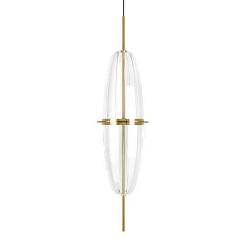 Светильник подвесной LED Tranquility 10397/A LOFT IT прозрачный на 1 лампу, основание медь в стиле современный фото 5