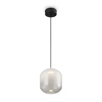 Светильник подвесной LED Ida FR6133PL-L4W Freya белый на 1 лампу, основание чёрное в стиле современный 