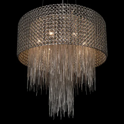 Люстра подвесная Opera 10406/500 LOFT IT никель на 6 ламп, основание никель в стиле арт-деко фото 8