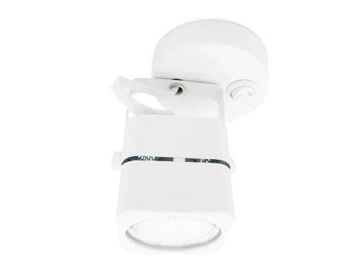 Бра с выключателем Techno spot TA108 Ambrella light белый на 1 лампа, основание белое в стиле современный хай-тек  фото 5