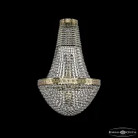 Бра 19321B/H2/35IV G Bohemia Ivele Crystal прозрачный 4 лампы, основание золотое в стиле классический sp