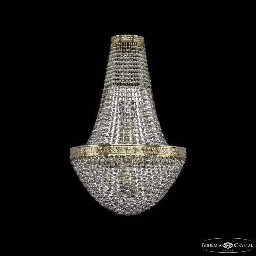 Бра 19321B/H2/35IV G Bohemia Ivele Crystal прозрачный на 4 лампы, основание золотое в стиле классический sp