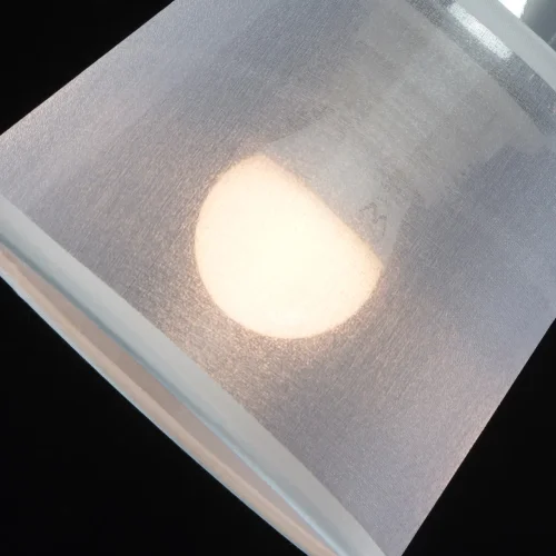 Люстра потолочная Лацио 103012305 DeMarkt белая на 5 ламп, основание хром в стиле современный  фото 6