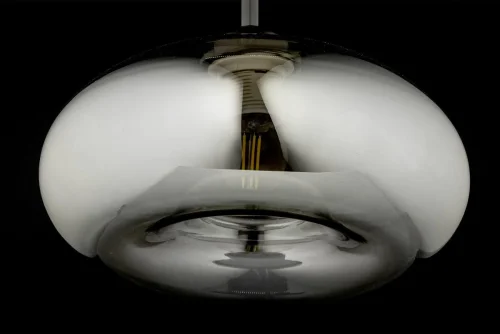 Светильник подвесной Dego E 1.P1 CS Arti Lampadari чёрный серый 1 лампа, основание чёрное в стиле современный  фото 4