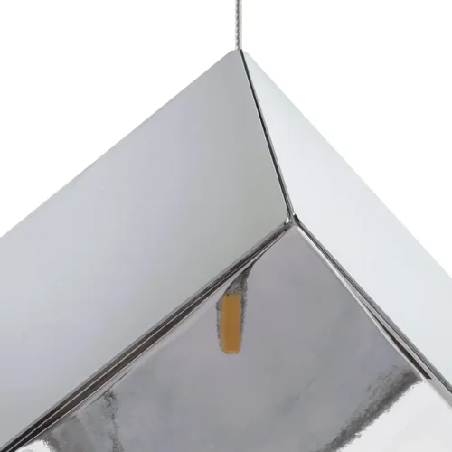 Светильник подвесной Qubica 805504 Lightstar прозрачный хром 1 лампа, основание серебряное в стиле арт-деко современный  фото 6