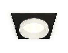 Светильник точечный Techno spot XC6521064 Ambrella light белый 1 лампа, основание чёрное в стиле хай-тек современный квадратный